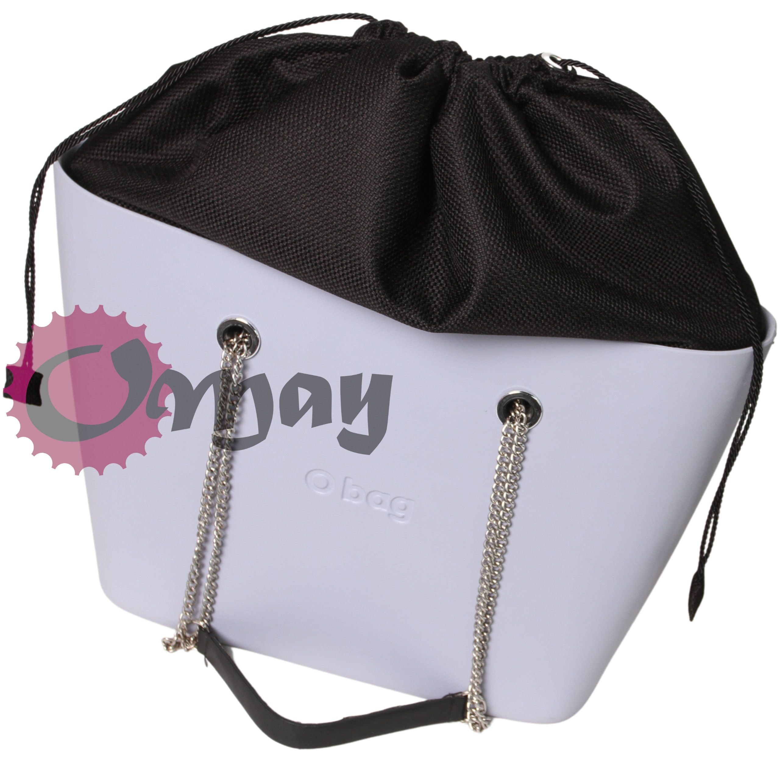 CZARNY Worek organizer OBAG URBAN struktura komin 2 kieszenie VIP OMAY