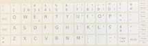 Teclado Autocolantes 13x13 branco layout Português