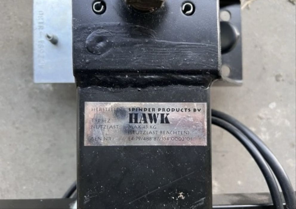 Bagażnik rowerowy Spinder Hawk na hak na dwa rowery kompletny