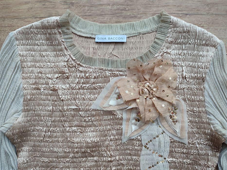 Gina Bacconi złota bluzka