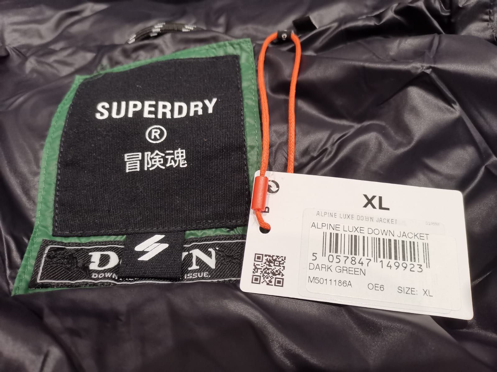 SUPERDRY Nowa Kurtka puchowa rozm. XL. Okazja.