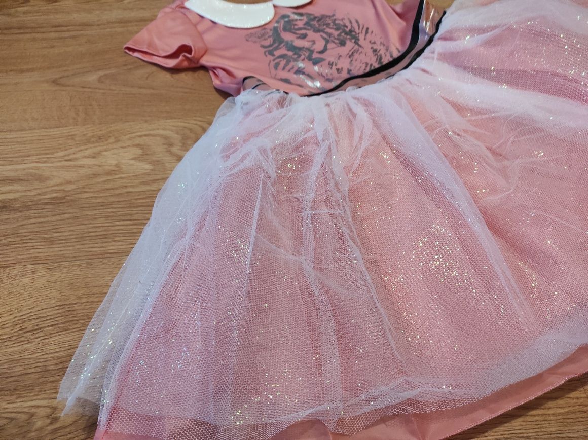 Strój karnawałowy, przebranie, Disney Violetta, 134, idealny stan