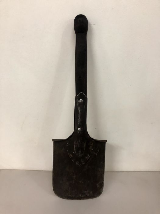 Лопата саперная пехотная малая Вермахт Германия 2я мировая клеймо волк