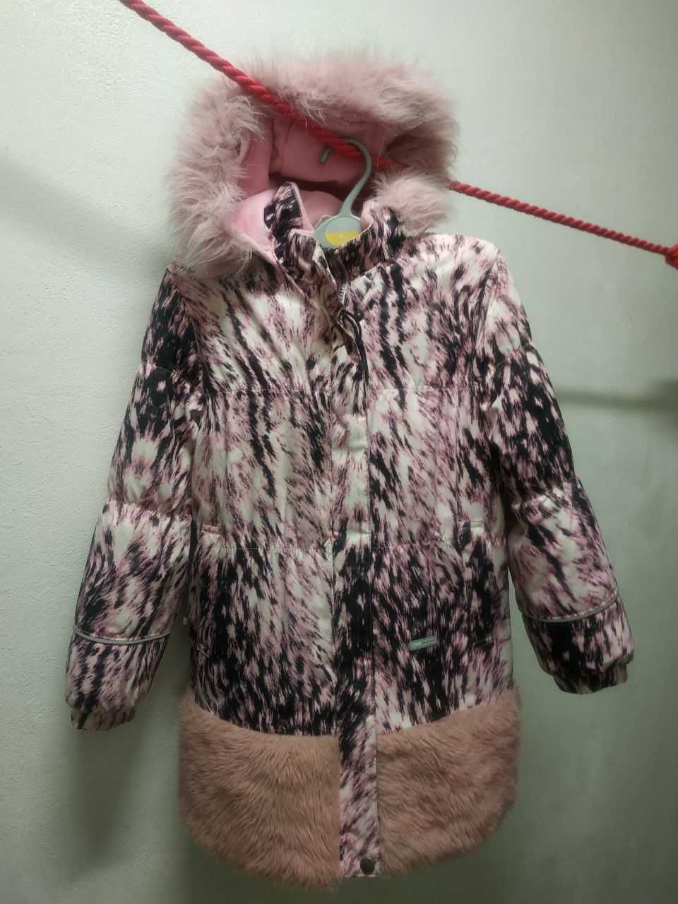 Зимнее пальто для девочки Lenne 122
