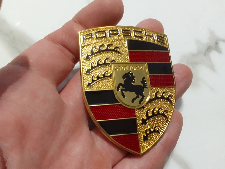 Porsche Emblemat 68x50mm Na Maskę Znaczek Macan Panamera Cayenne