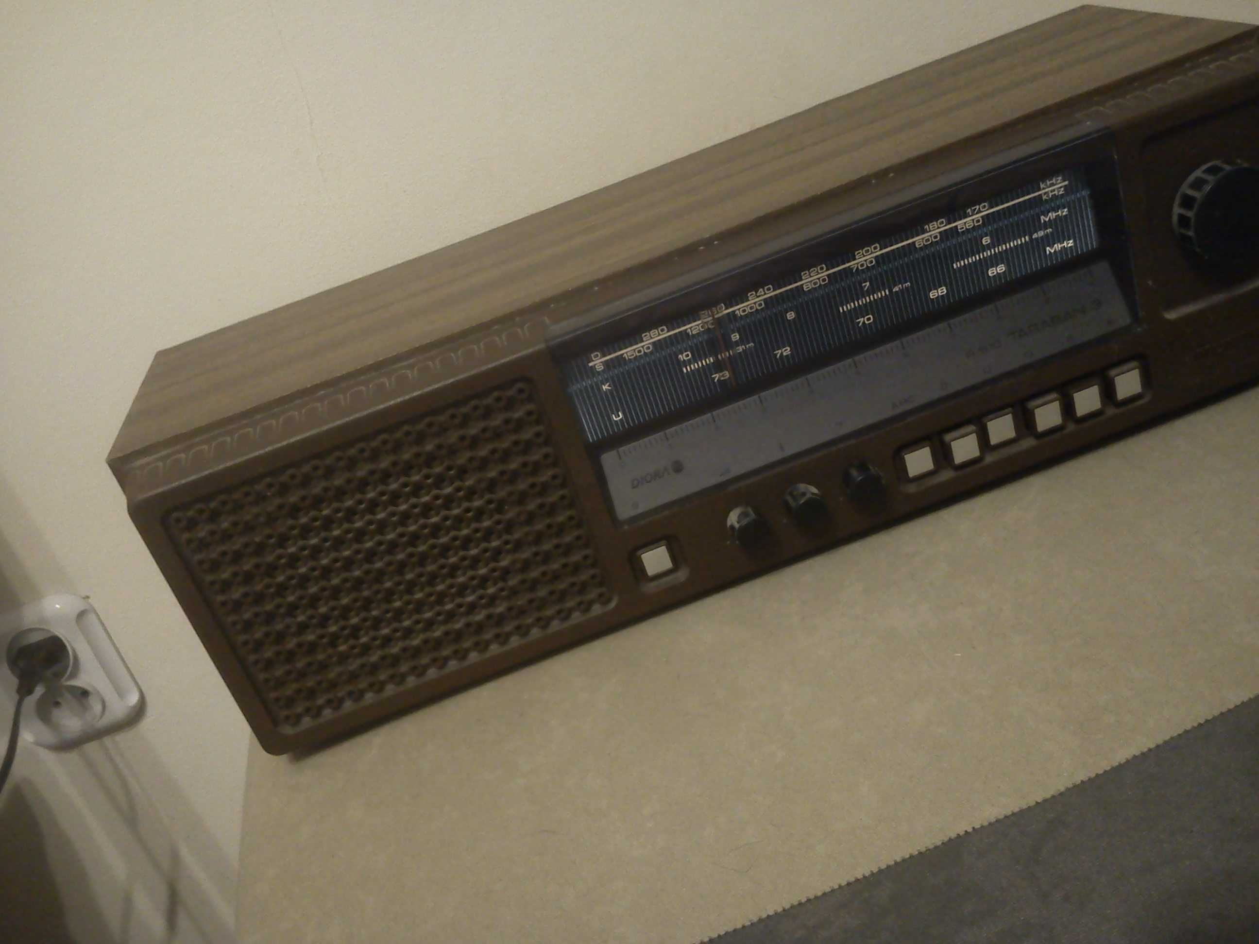 radio Unitra Diora Taraban 3 jak nowe PRL R 510 sprawne