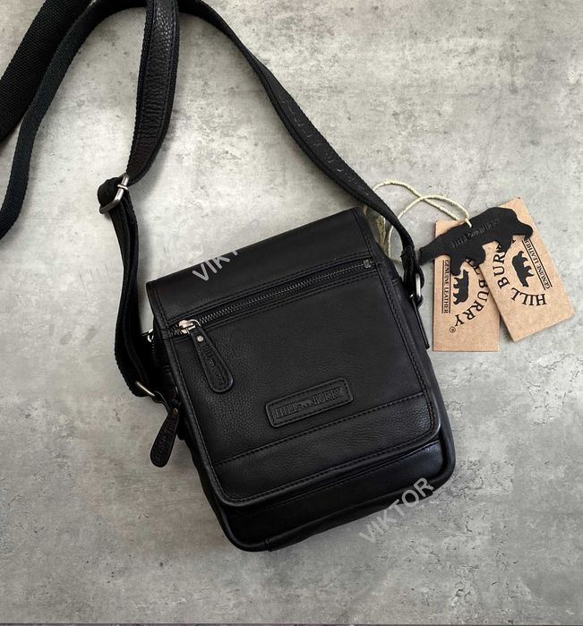 Мужская кожаная сумка Hill Burry 6113. Германия. Шкіряна сумка