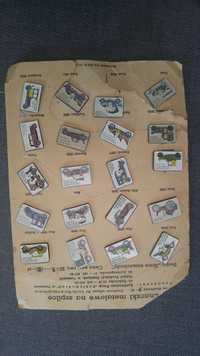 Znaczki metalowe na szpilce 1981 rok