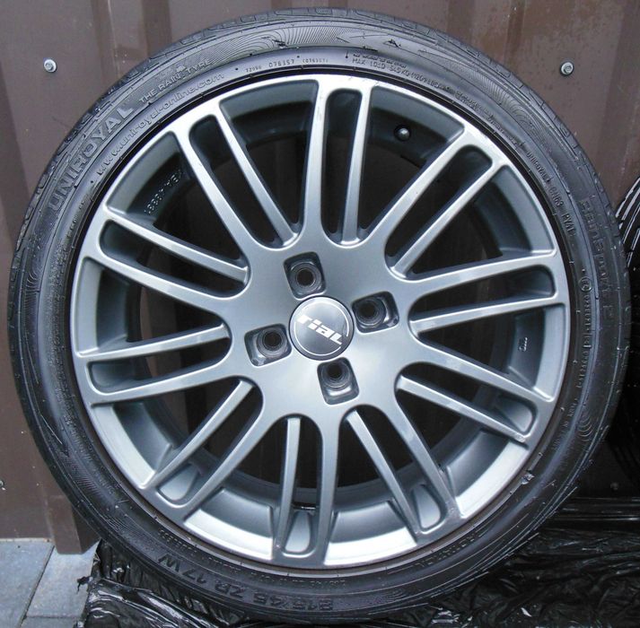 Prawdziwy rarytas alu 17 cali 4 x 100 UNIKATOWE  niemieckie RIAL opony