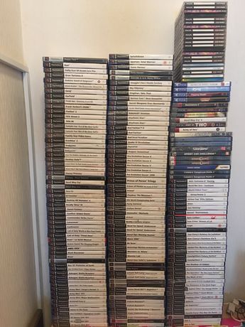Conjunto/lote de jogos PS1, PS2, PS3, PS4, PC e DVD's - BOM ESTADO