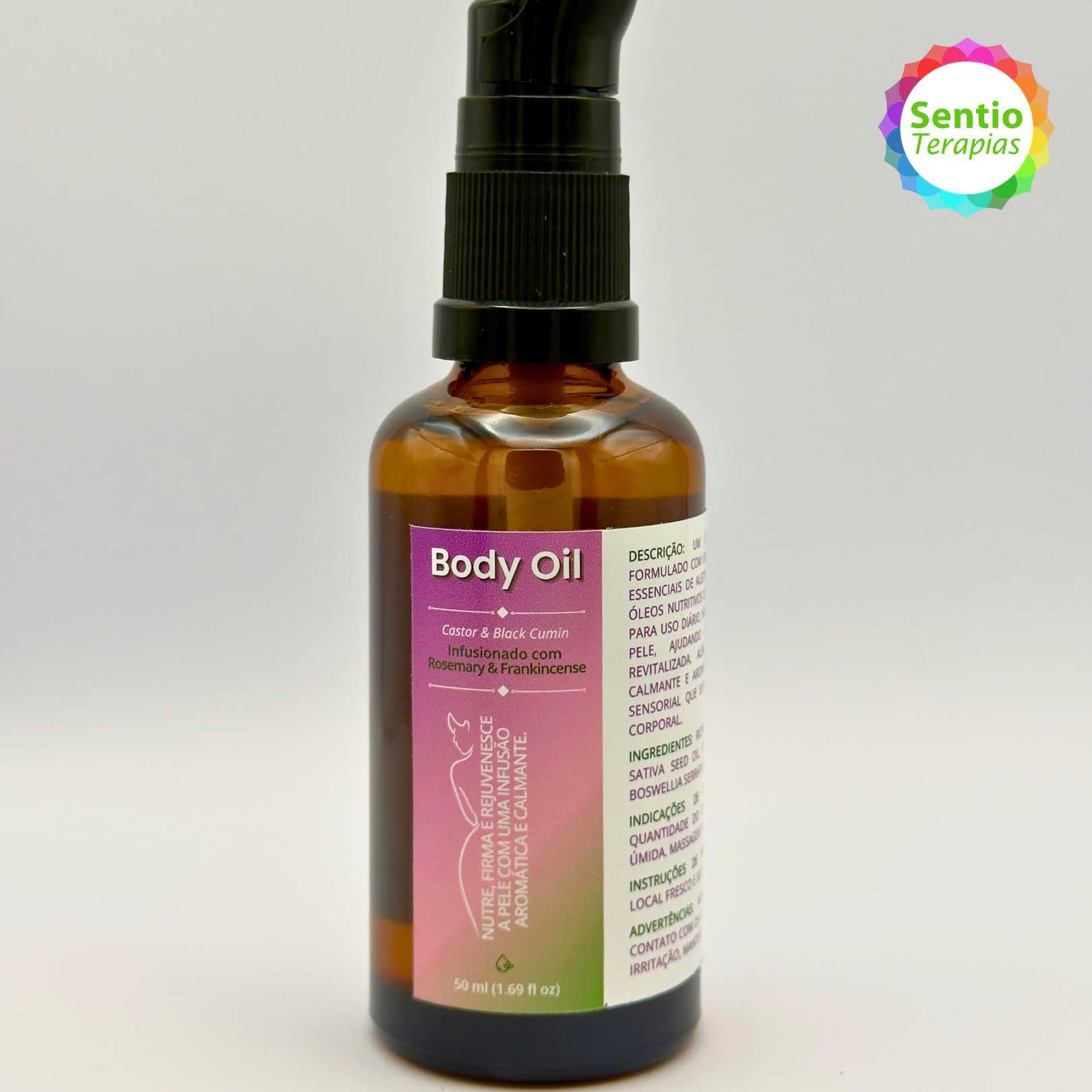 Óleo Corporal Orgânico - Alecrim e Frankincense