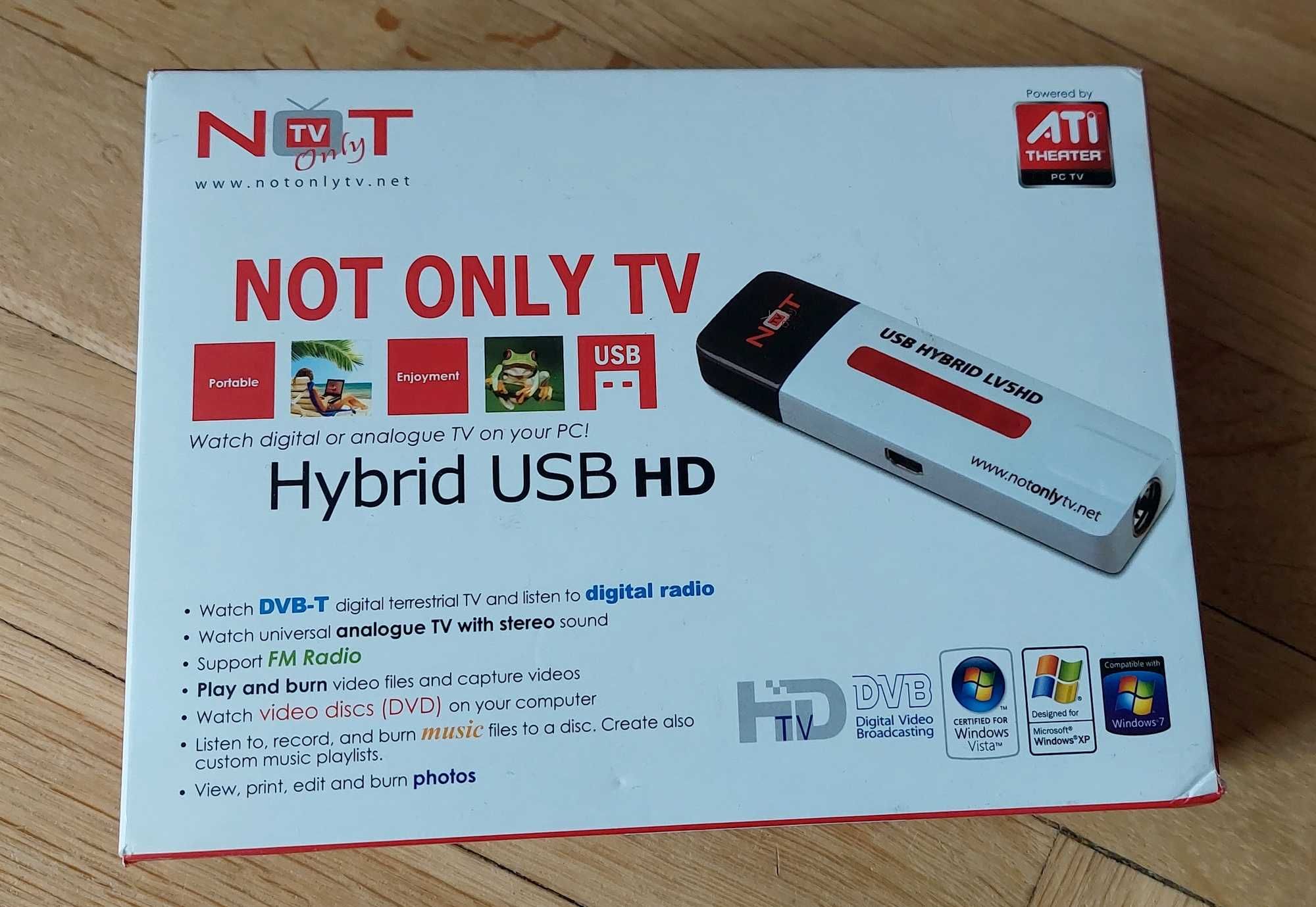 Tuner Not only TV LV5HD USB 2.0