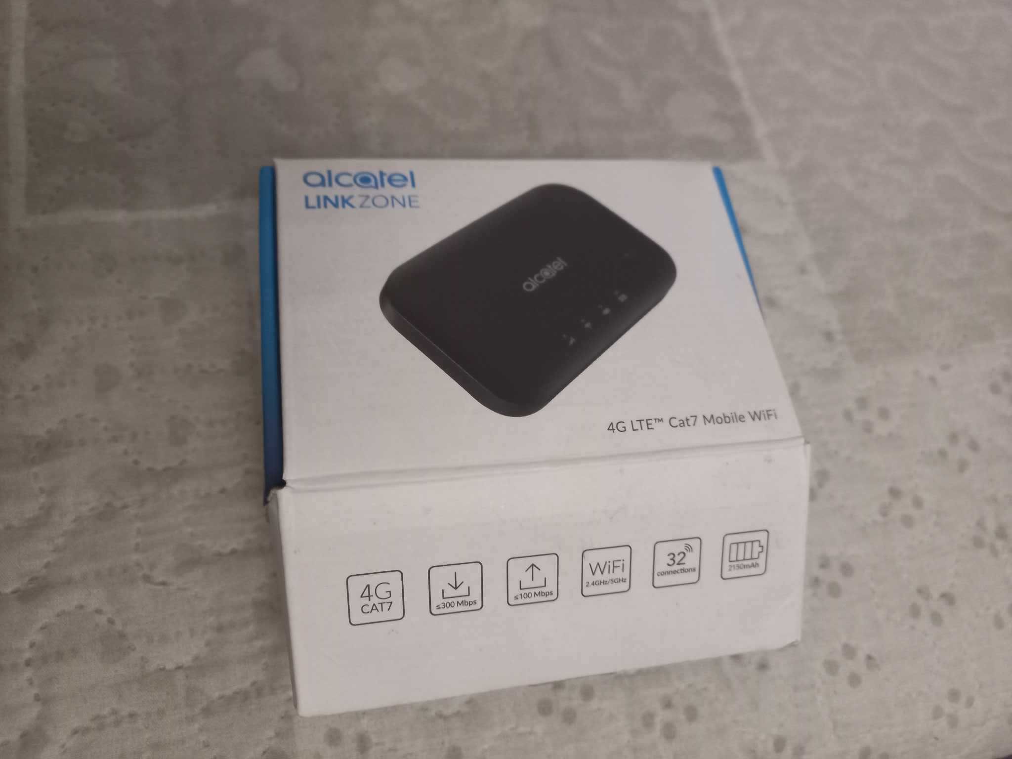 Przenośny modem Alcatel Link Zone 4G LTE Cat7 Mobile WiFi