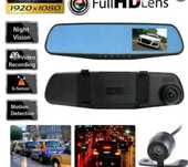 rejestrator jazdy kamera cofania w lusterku 16 gb