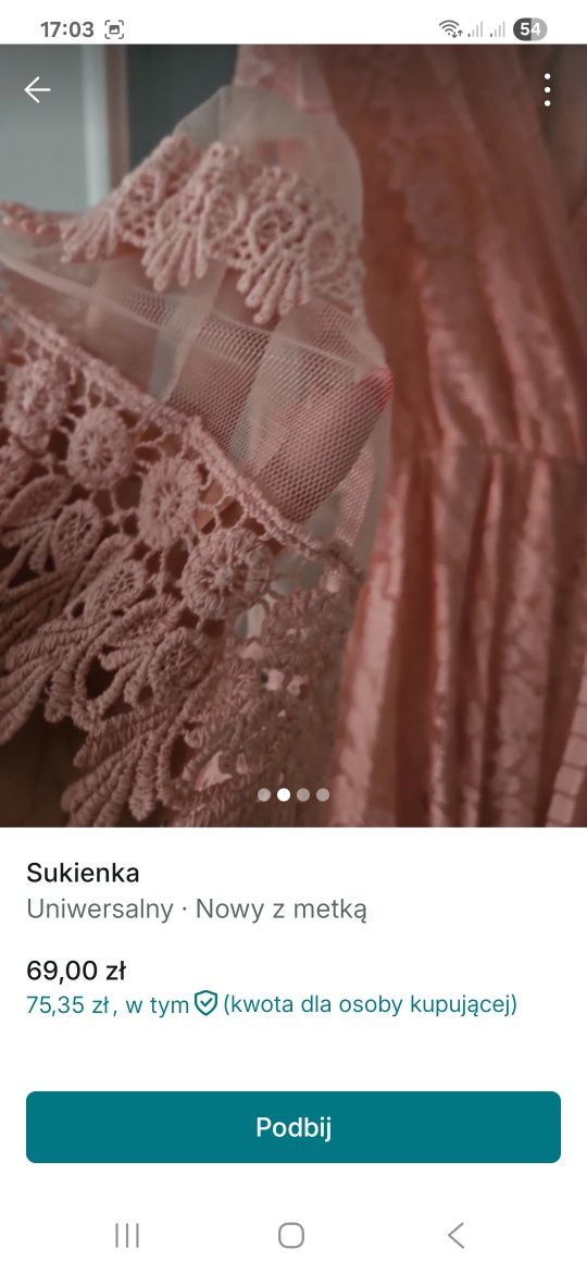 Sukienka krótka na codzień