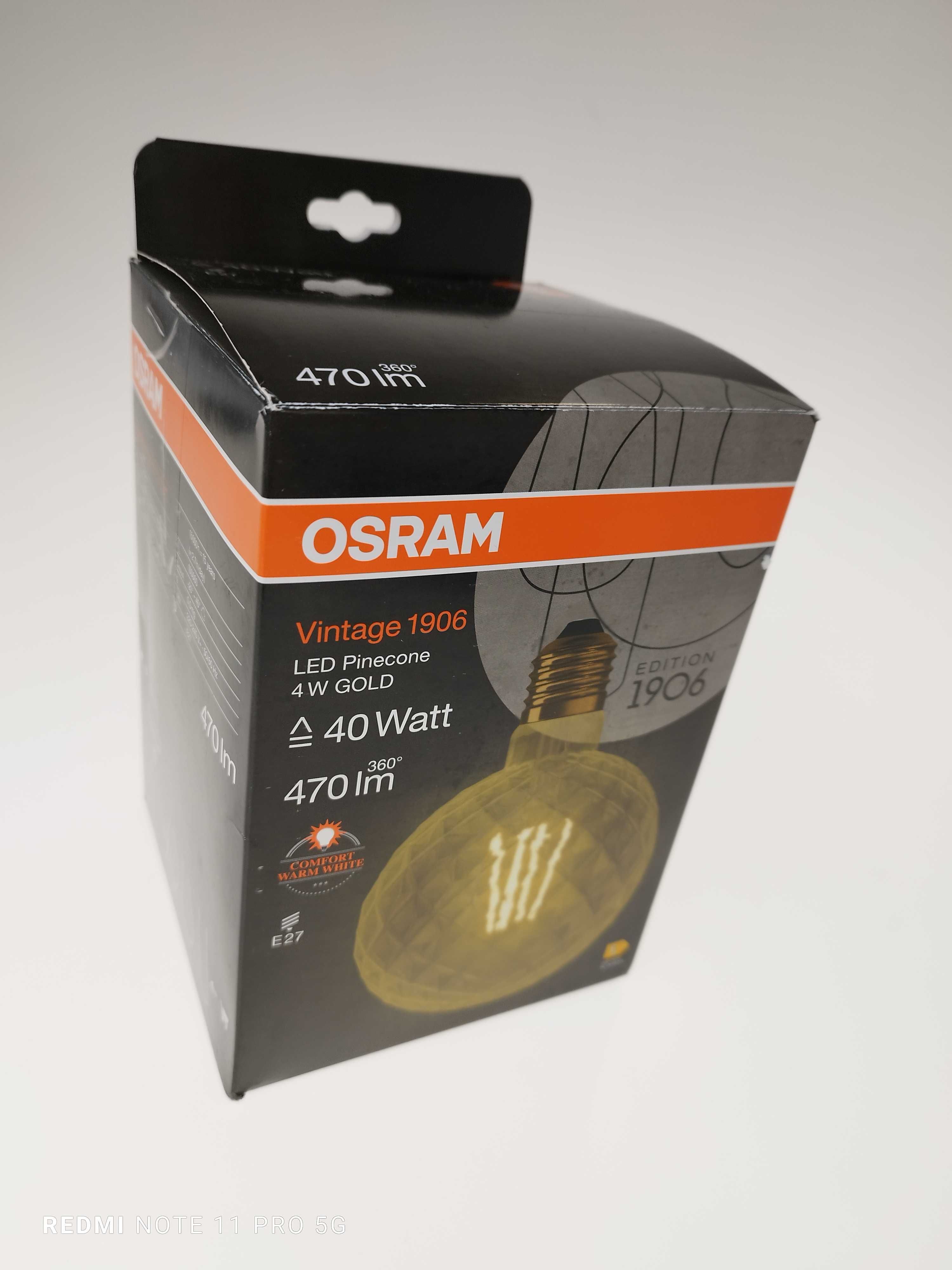 Żarówka dekoracyjna Osram Vintage Led 4W  E27