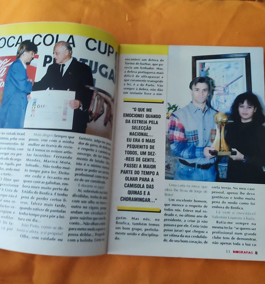 Benfica - Biografias - Ano 1 - Número 1 - 1995