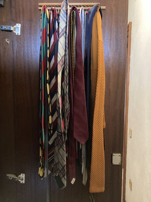 Conjunto de gravatas - 2 cabides de gravatas de diverso padrões