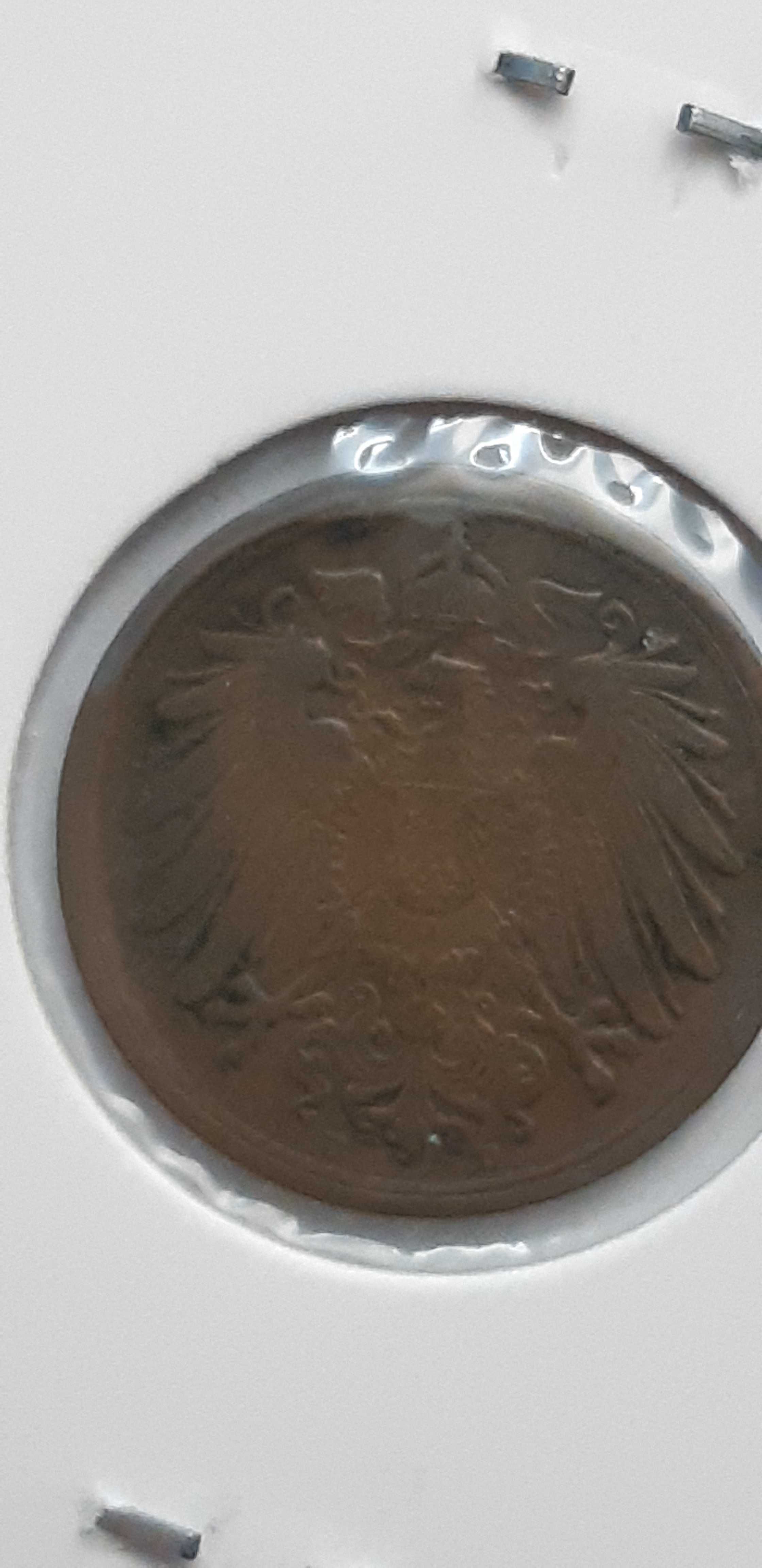 Niemcy Cesarstwo Niemieckie - 1 fenig, pfennig 1896 - mennica D