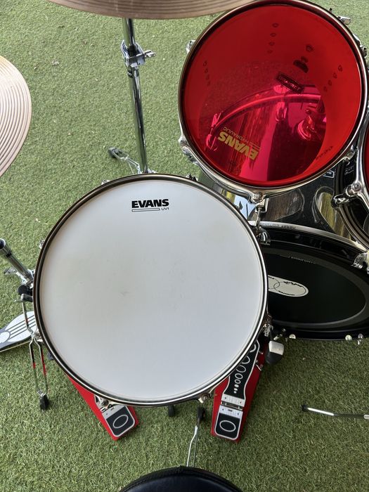 Perkusja MAPEX - Talerze PAISTE 201 + naciągi EVANS