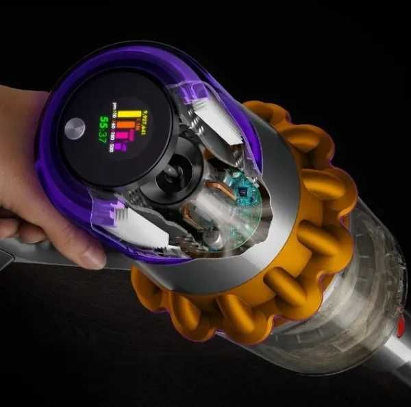 Пилосос Dyson V15 Detect Absolute 2023 Yellow/Nickel (446986-01)
