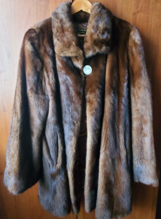 Норковая шуба манто б/у