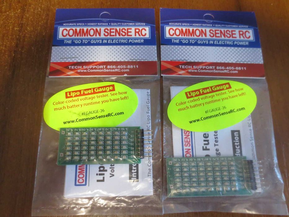 LED індикатор заряду Lipo акумулятора 2-6s