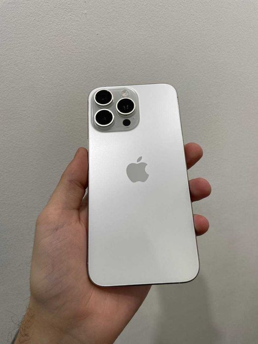 iPhone 15 Pro Max 256GB White Titanium 100% батарея KIBORG
