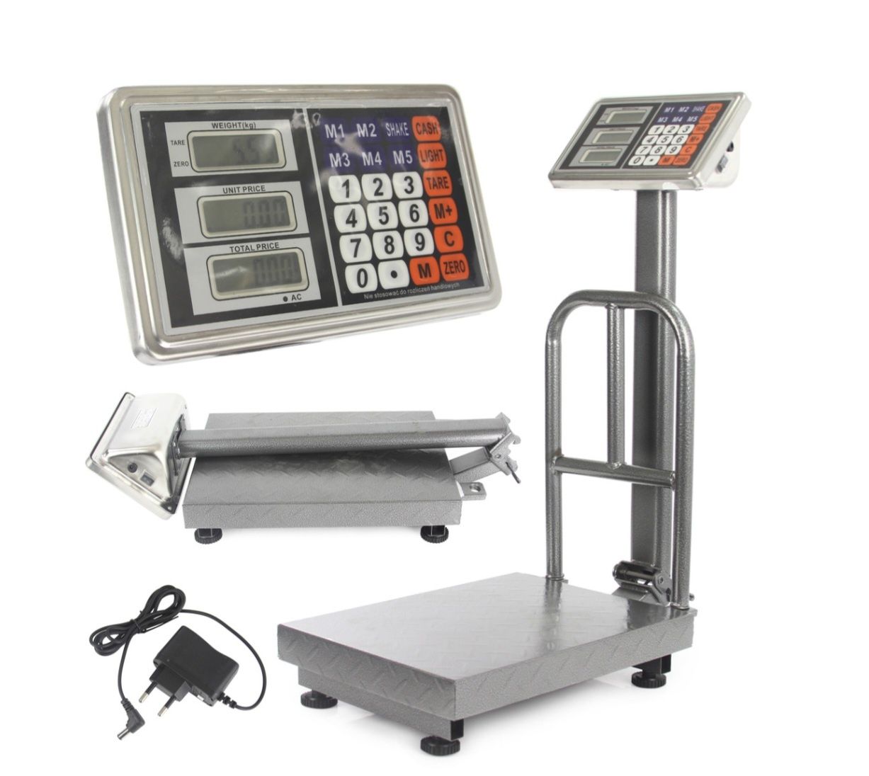 Waga elektroniczna magazynowa 150kg LCD
