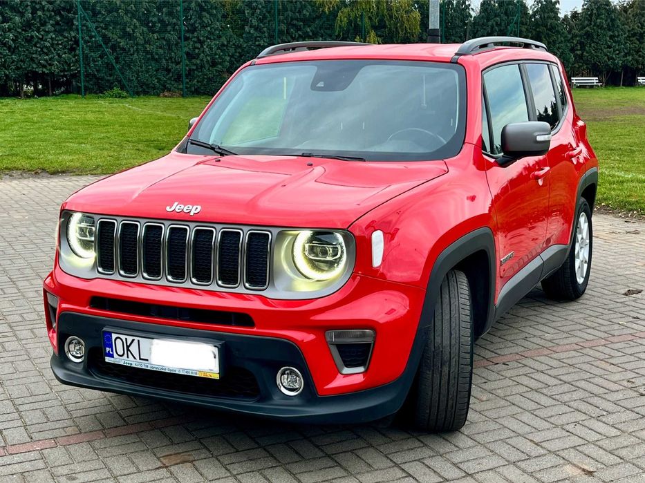 Jeep Renegade Limited + Pakiety, ASO, bezwypadkowy, PIĘKNY