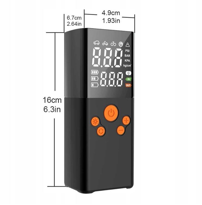 Bezprzewodowa przenośna pompka