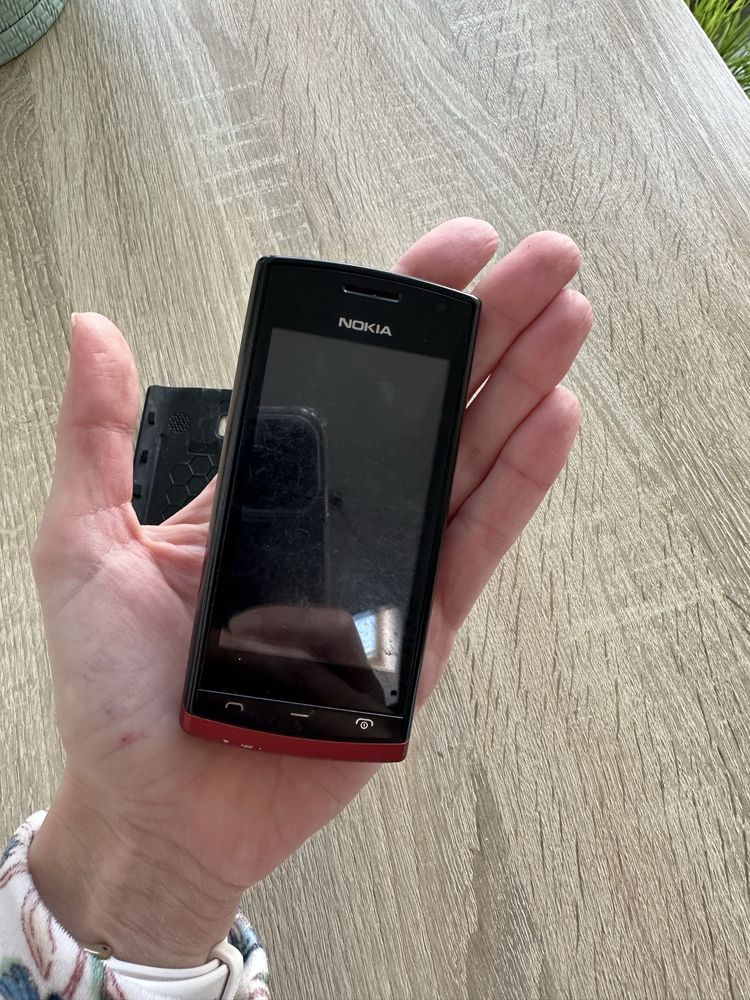 Мобільний телефон Nokia 500 black/purple/red. Робочий смарфон