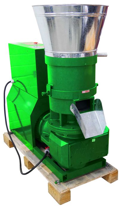 Linia Produkcyjna z Peleciarką 22kW Wolnoobrotową Do Produkcji Pelletu
