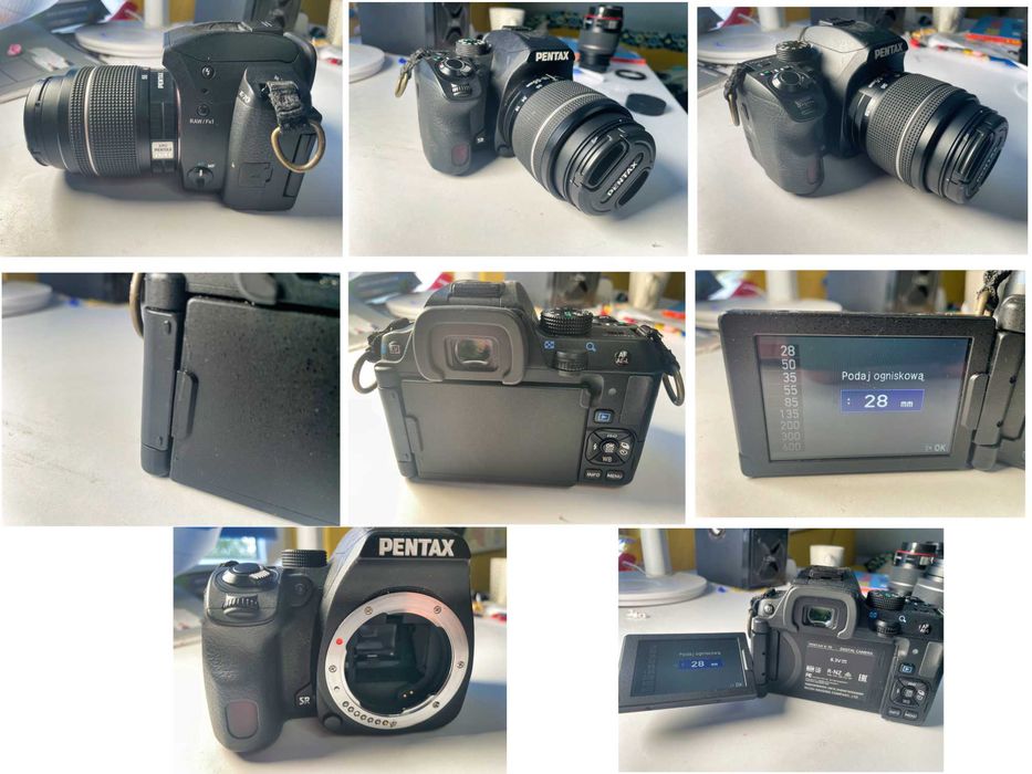 PENTAX K-70 + obiektywy+lampa+baterie+filtry+ akcesoria macro i inne