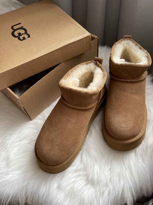 Угги Ugg Ultra Mini Platformi 3,5cм повністю натуральні
