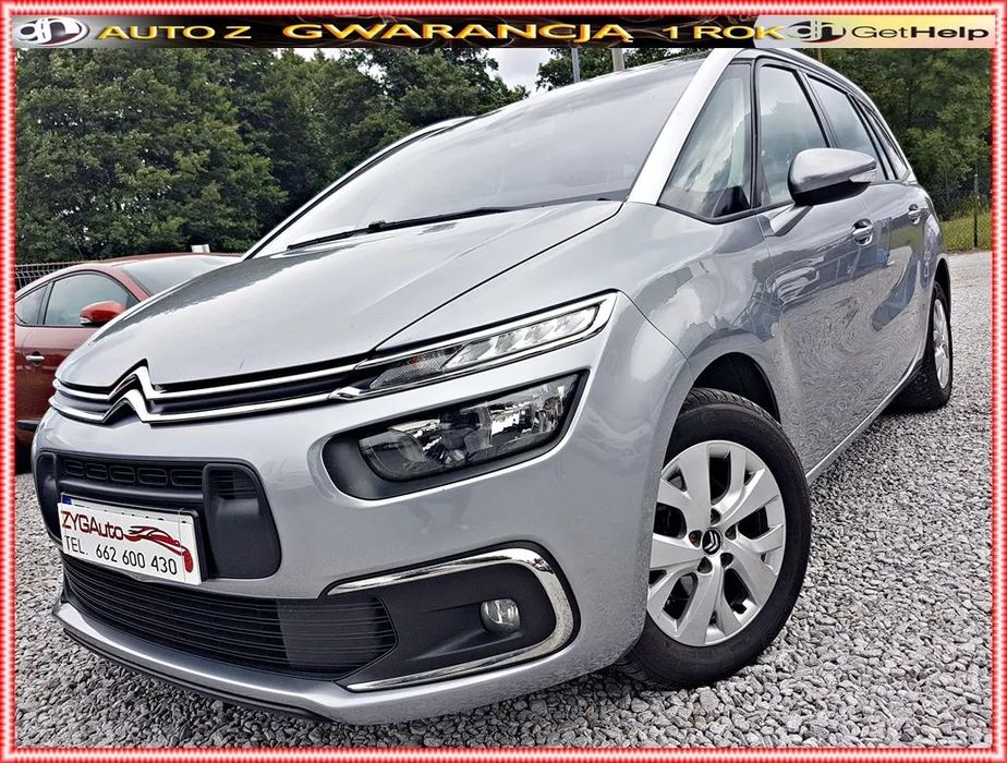 Citroën C4 Grand Picasso Piękny GRAND PICASSO 1.6HDi 120KM przeb 135tys SERWIS 1ROK GWARANCJI !