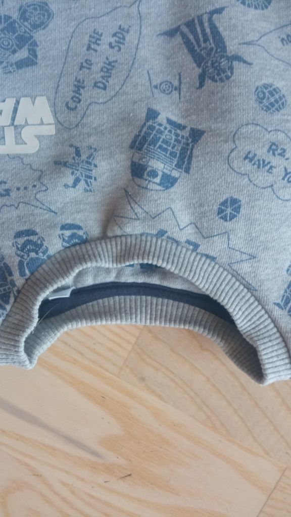 Bluza star wars Darth Vader Yoda R2D2 klony ciepła ocieplana bawełnian