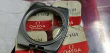 caixa aço relógio omega