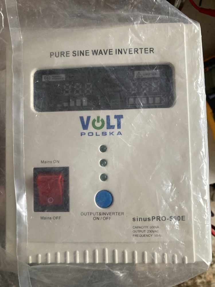 ИБП чисиый синус Volt Polska SINUS PRO 500 E 12V/230V+2аккум 100+90 Ah