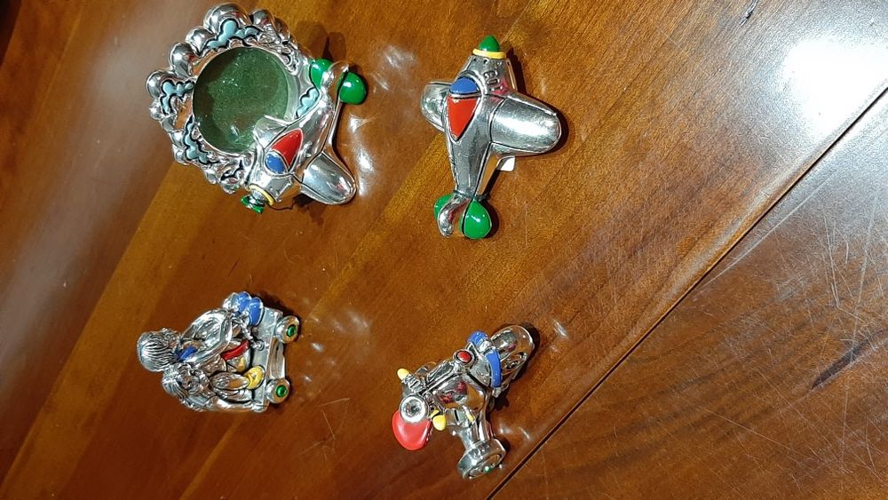 Prata- Bonecos decorativos Prata Ardè Laminato AG ideais p prendas