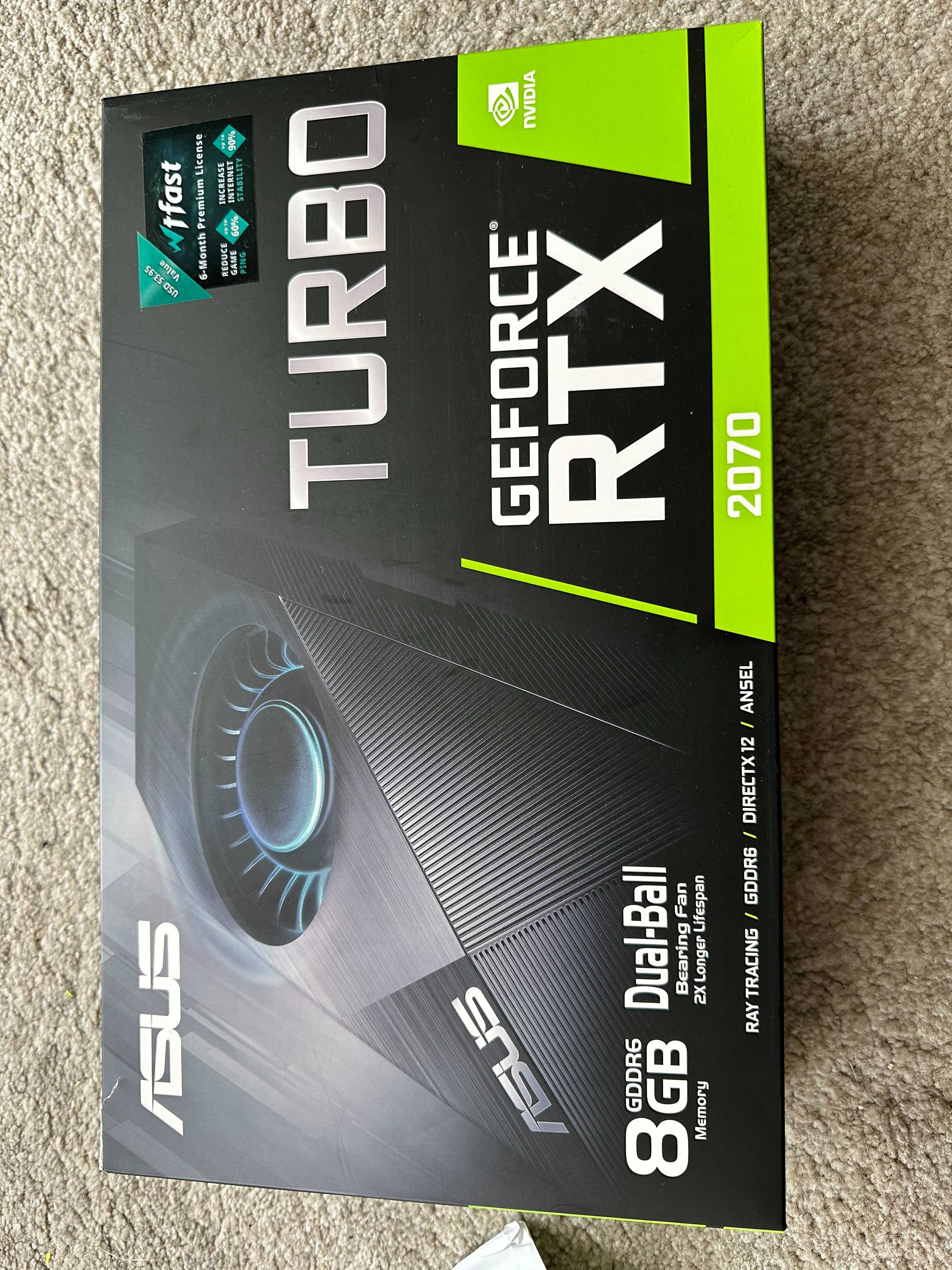 Placa Gráfica Asus Geforce RTX 2070 Turbo 8GB