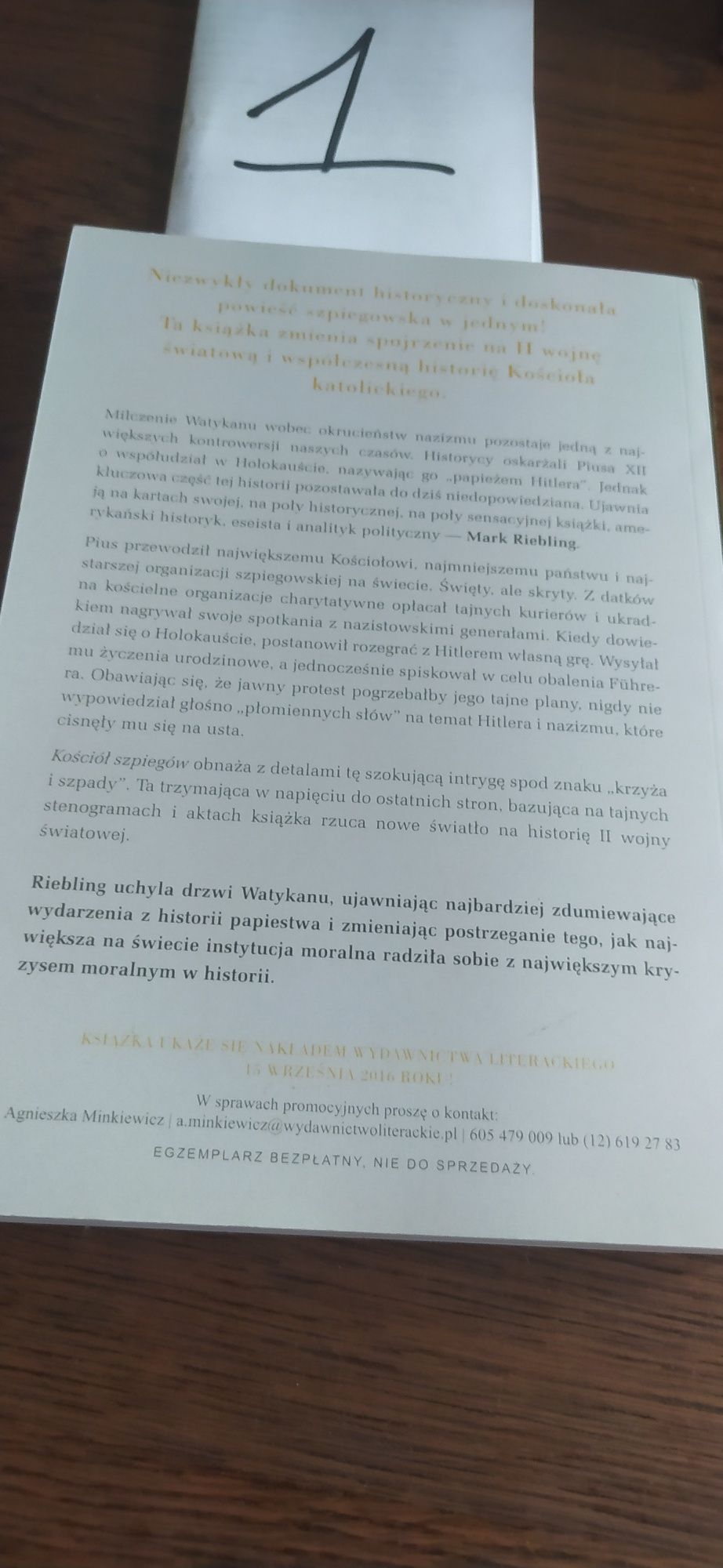 Mark Riebling Kościół Szpiegów