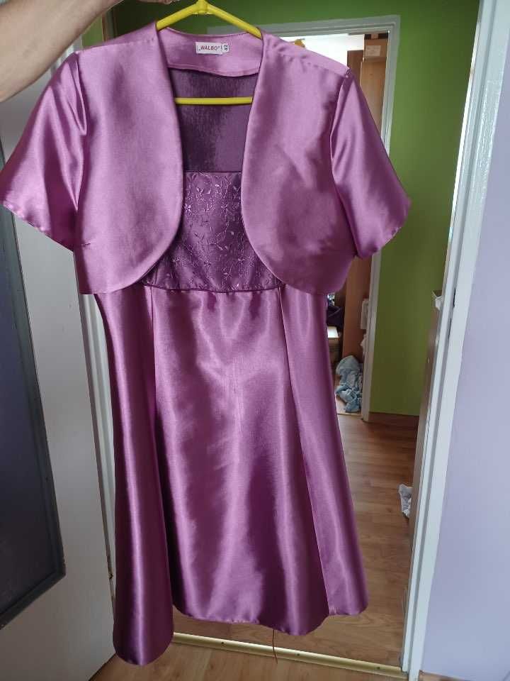 Suknia wieczorowa fioletowa