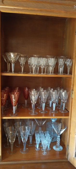 Copos e outros de cristal