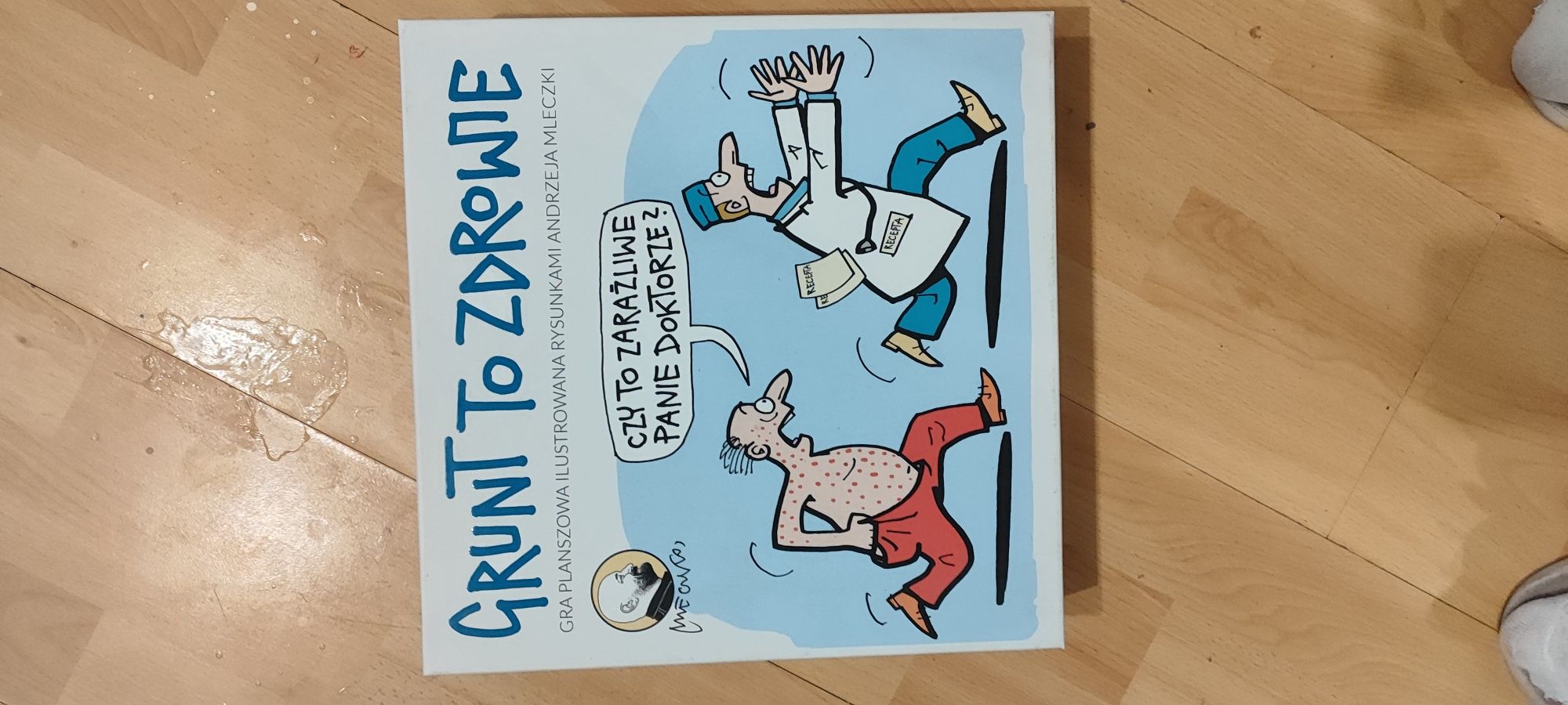 Gra Grunt to zdrowie z rysunkami mleczki