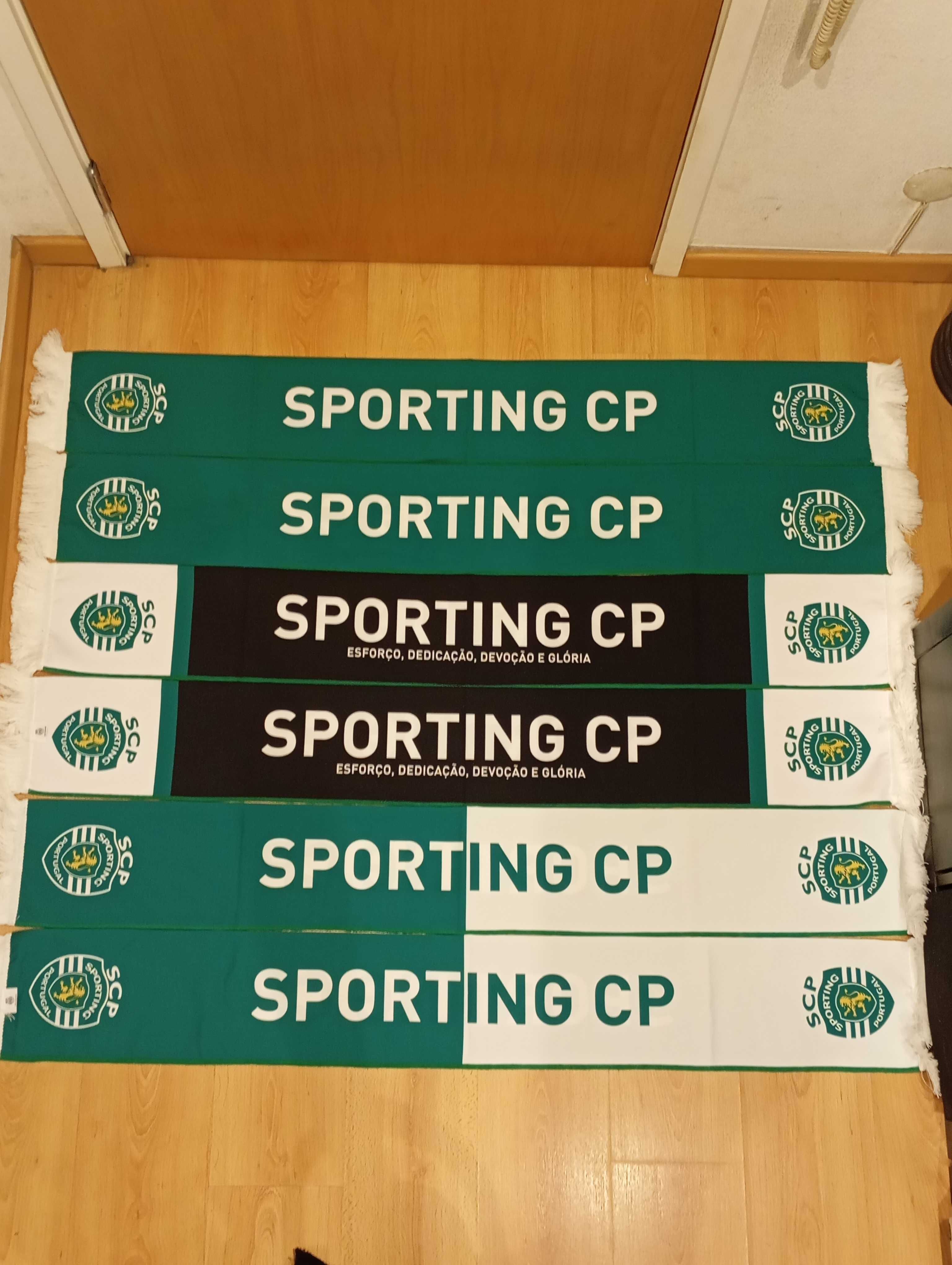 Sporting Clube Portugal cachecol novo oficial futebol cetim/seda top