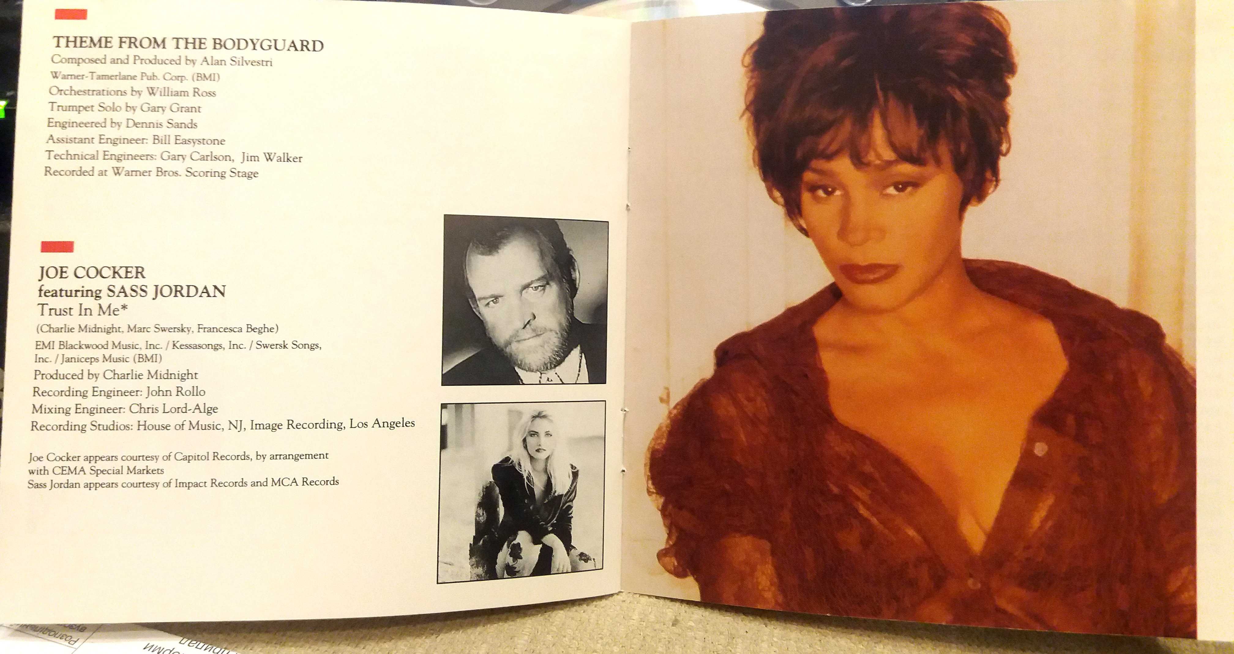 Whitney Houston - The Bodyguard (Original Soundtrack Album) (USA)