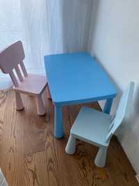 Stół i krzesła ikea mamut
