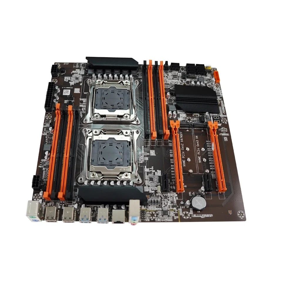 Двухпроцессорная Материнська плата X99 DUAL (ZX-DU99D4 V1.31) lga2011