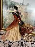 *Royal Worcester Limitowana Angielska Porcelana Figurka Dama Lalka
